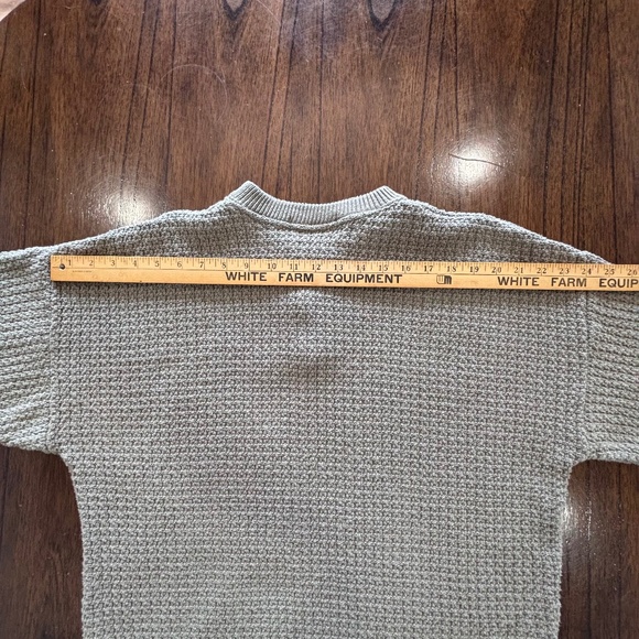 Bill Blass Menswear henley long sleeve knit sweater 100% Cotton size L - Picture 14 of 15